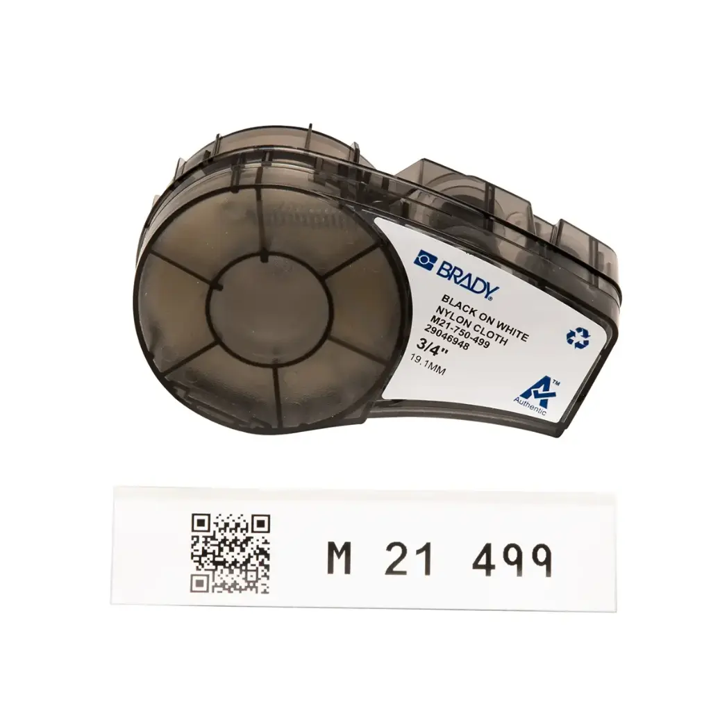 Etiqueta Brady de nylon de 19.1mm (3/4")