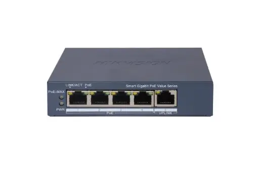 [DS-3E1505P-EI/M] Switch Hikvision Gigabit Smart PoE